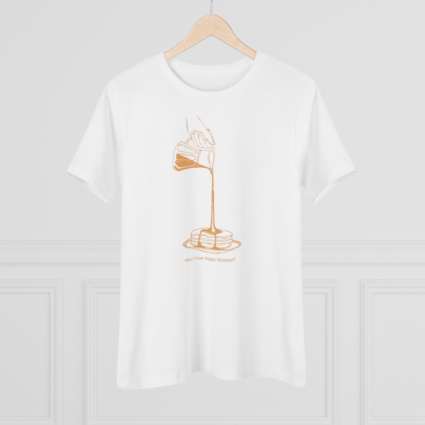 Sugar Mamma Loves Maple Syrup, Pour it on Thick, Women's Premium Tee