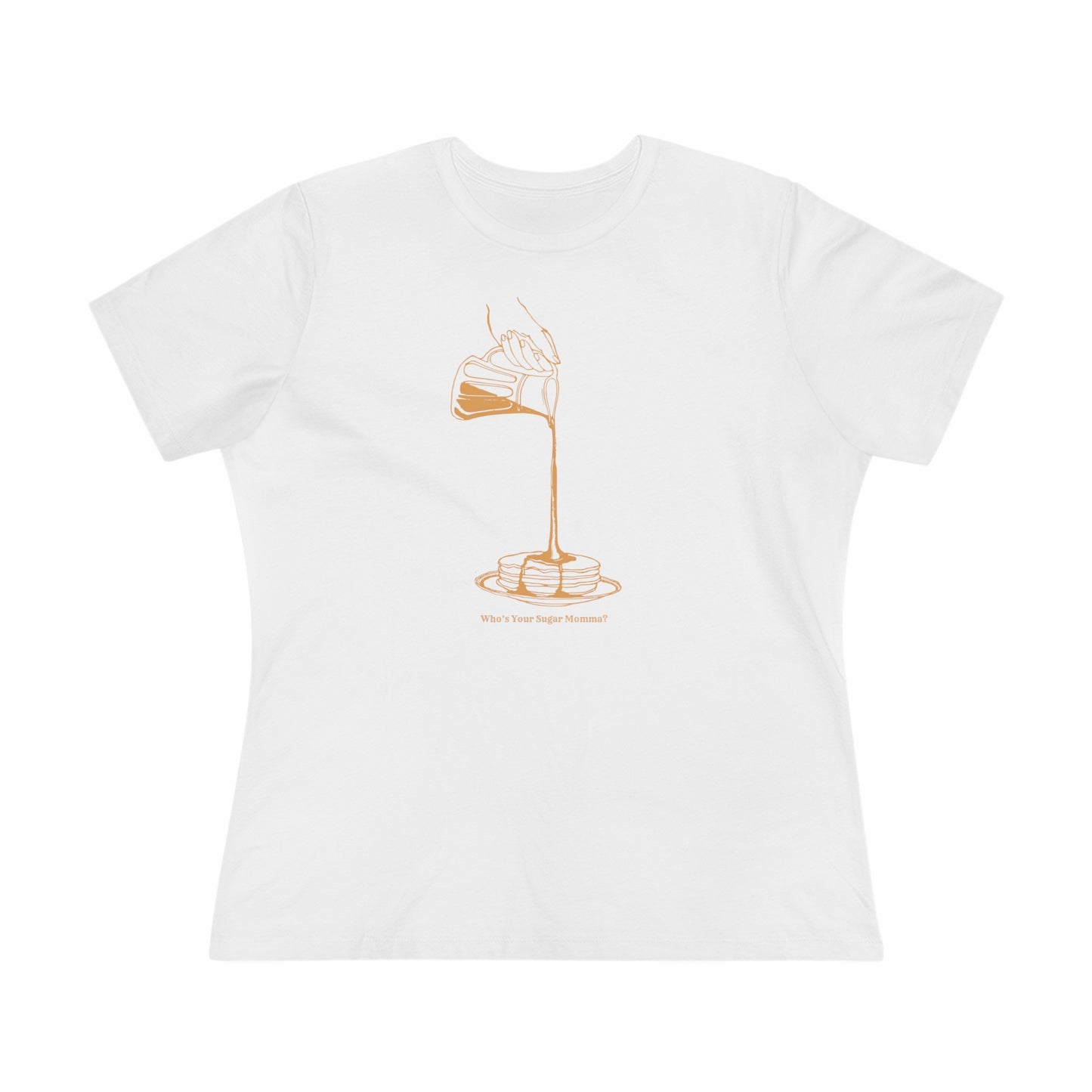 Sugar Mamma Loves Maple Syrup, Pour it on Thick, Women's Premium Tee